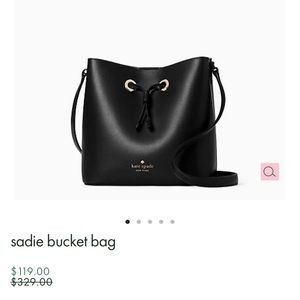 NWOT Kate Spade Sadie Bucket Bag